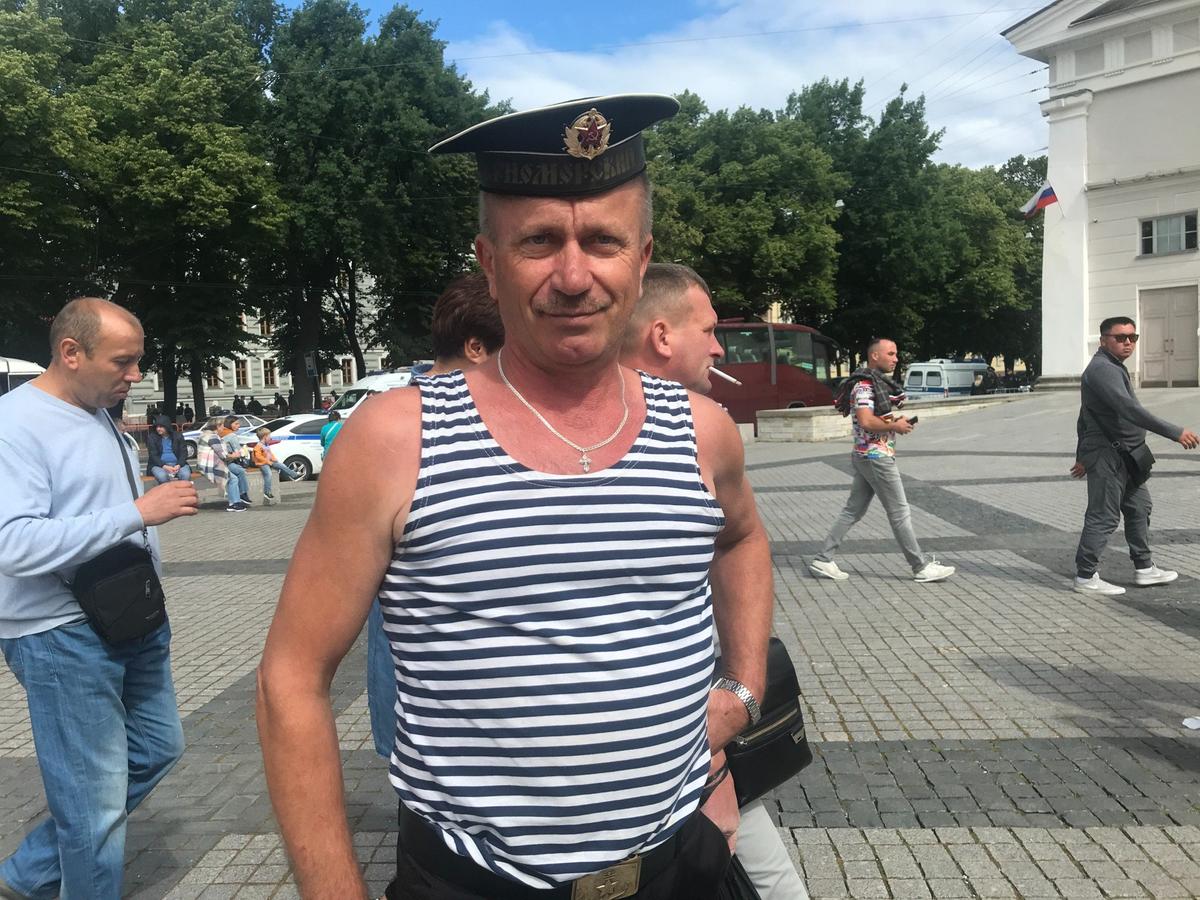 A sailor who wished to remain anonymous. Photo: Irina Tumakova for Novaya Gazeta. Europe