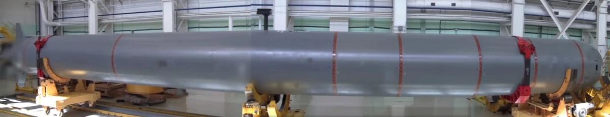 Российский беспилотный подводный аппарат, оснащенный ядерной энергоустановкой «Посейдон». Фото: Минобороны РФ