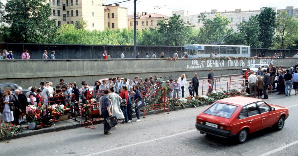 Moscow’s Garden Ring. 24 August 1991