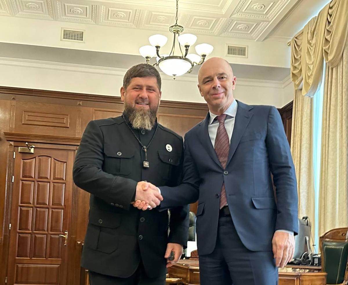 Рамзан Кадыров и Антон Силуанов. Фото:  Telegram
