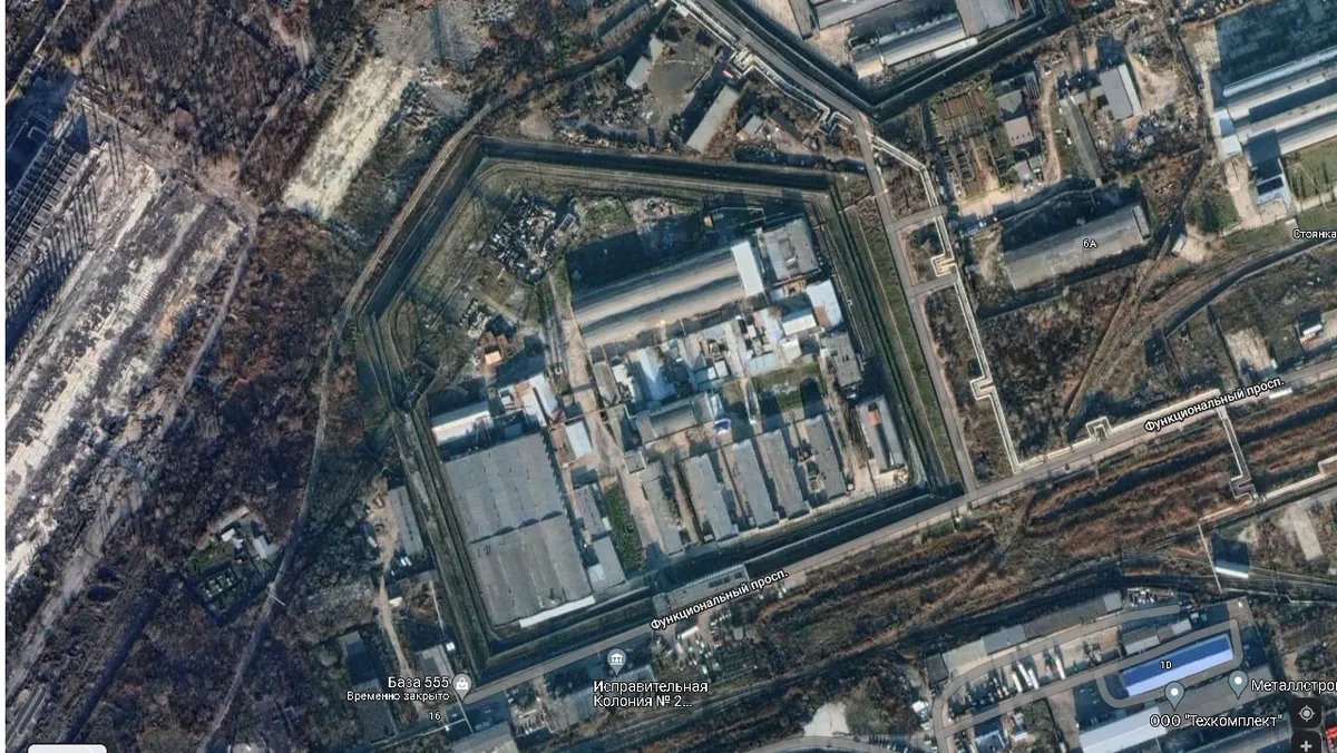 Maximum security penal colony#2, Engels. Satellite footage. Photo provided by the author