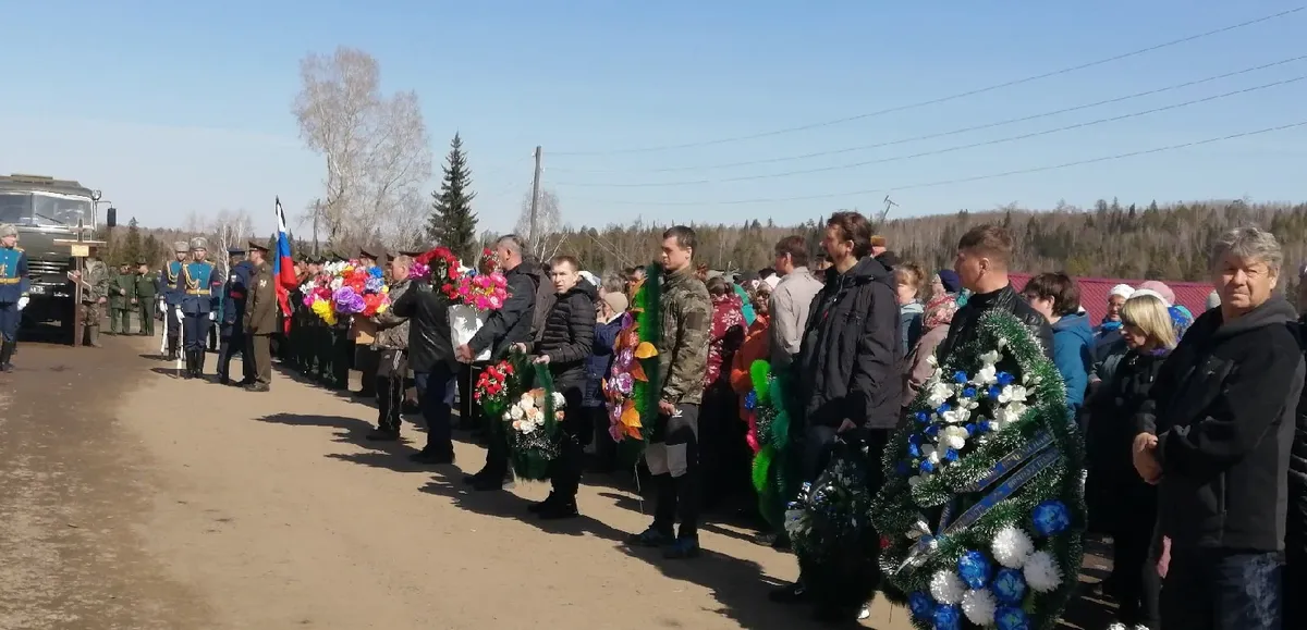 Похороны Романа Акимова. Фото: Администрация Енисейского района