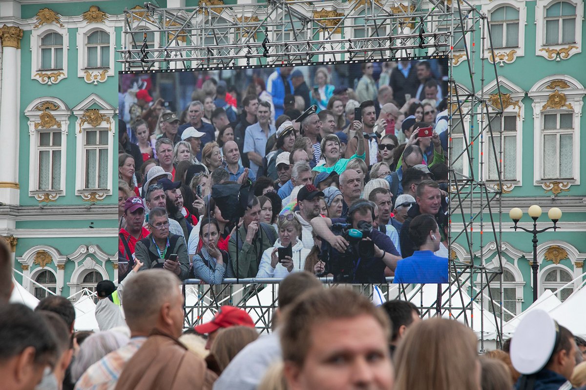 Празднование дня ВМФ в Санкт-Петербурге. Фото: Дмитрий Цыганов