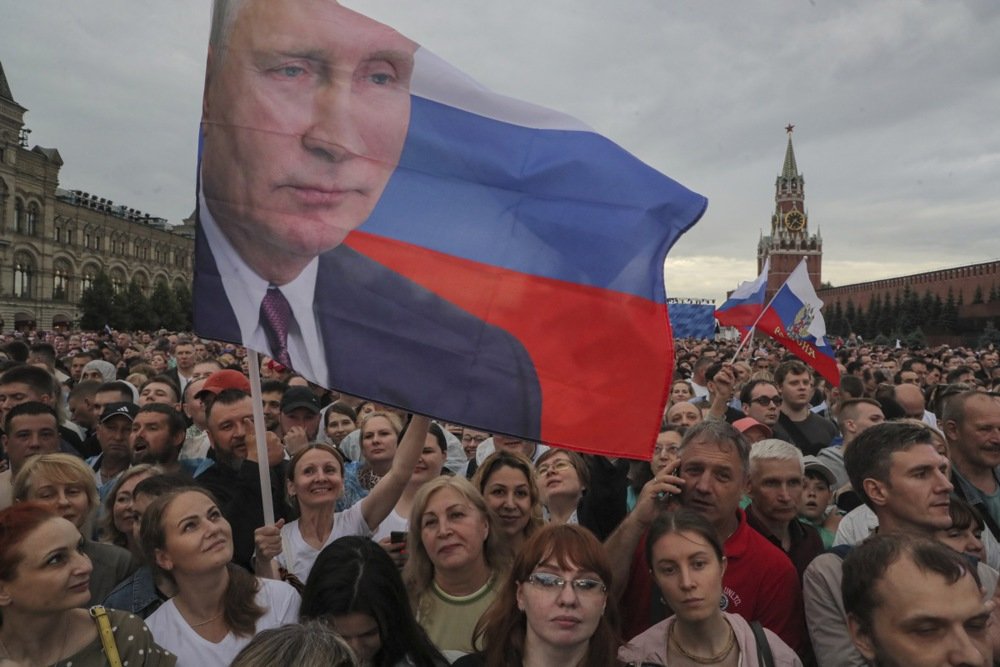 Russia Day celebrations in Moscow on 11 June 2024. Photo: EPA-EFE/MAXIM SHIPENKOV