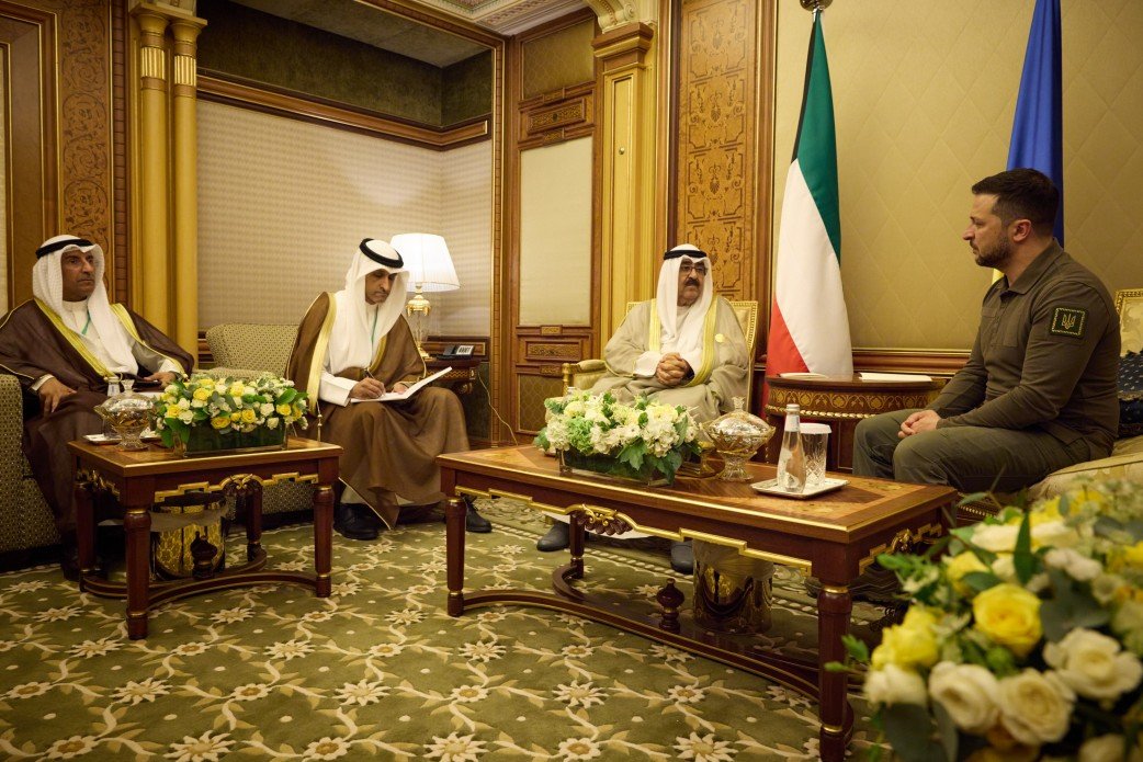 Переговоры в рамках рабочего визита Владимира Зеленского в Саудовскую Аравию. Фото:  Президент Украины