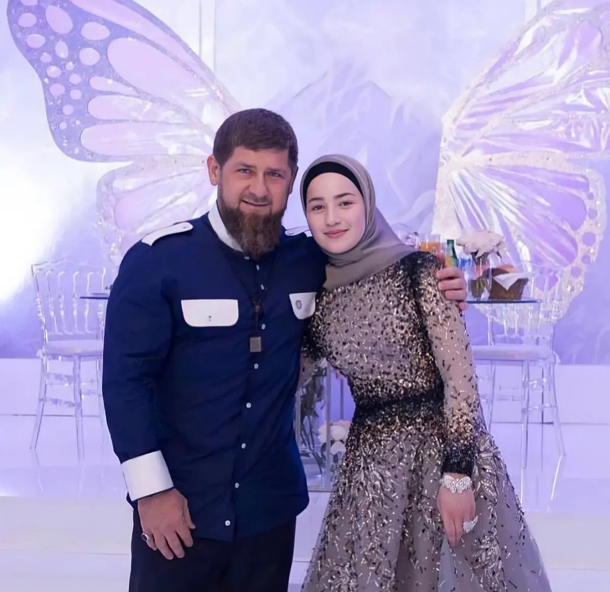 Tabarik and Ramzan Kadyrov. Photo:  Adam Delimkhanov  / Telegram