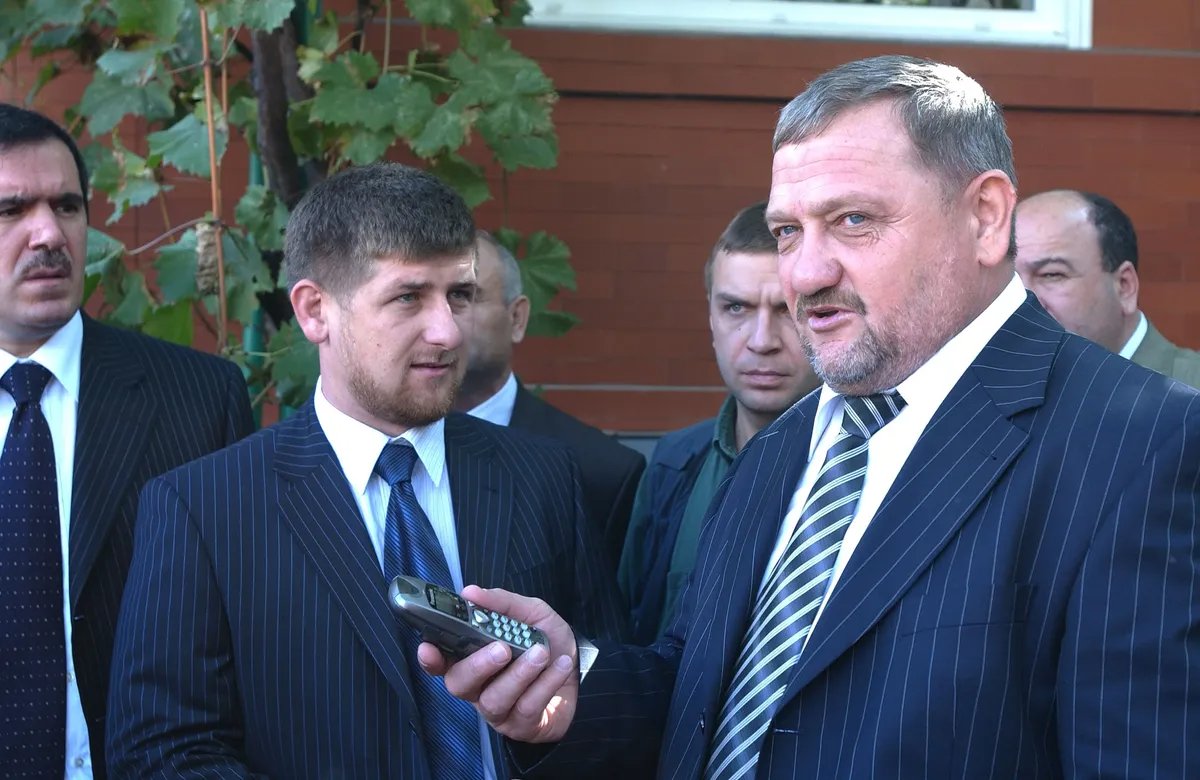 Ramzan and Akhmad Kadyrov, October 2003, Photo: Scott Peterson / Getty Images
