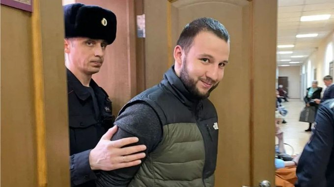 Ilya Baburin in court. Photo: NEXTA
