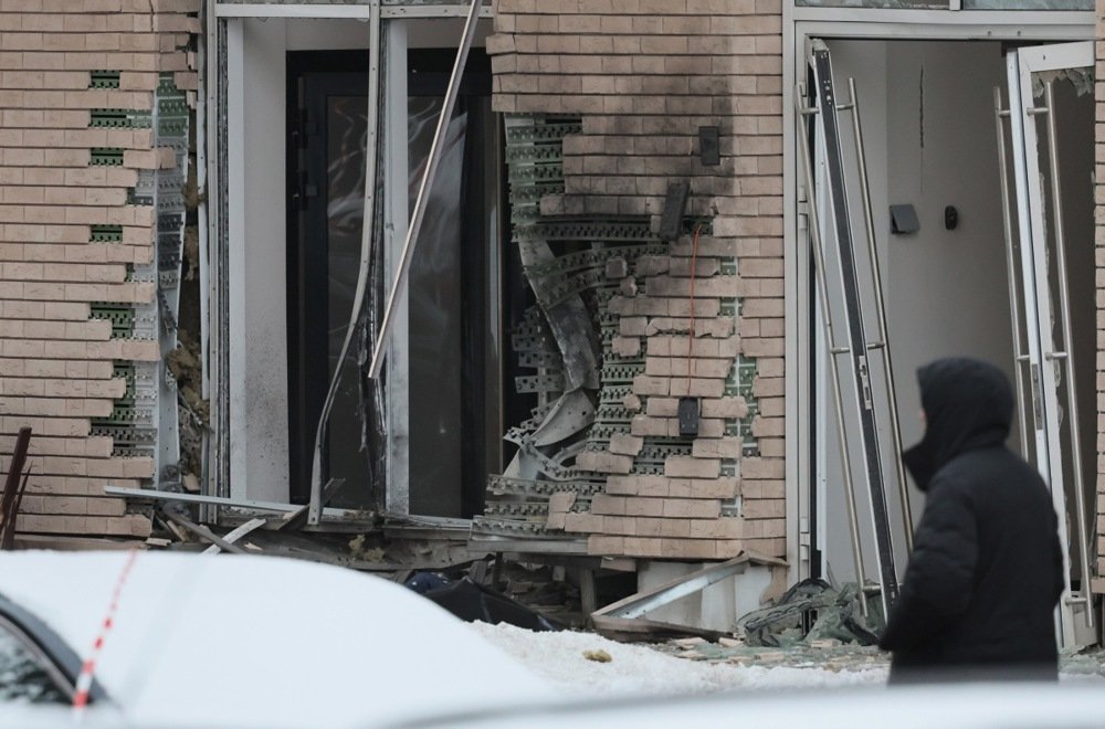 The scene of the explosion that killed Lieutenant General Igor Kirillov in Moscow on Tuesday. Photo: EPA-EFE/YURI KOCHETKOV