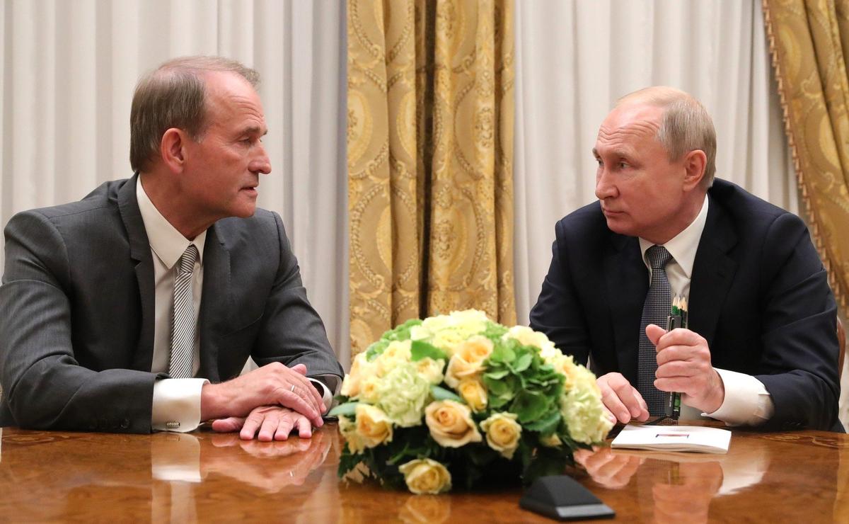 Виктор Медведчук во время встречи с Владимиром Путиным в Санкт-Петербурге, 2019 год. Фото: kremlin.ru