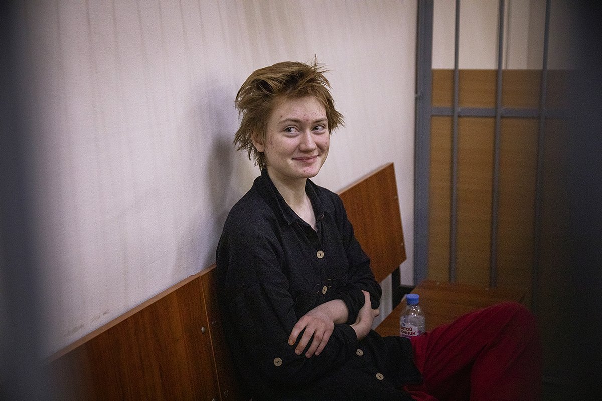 Дарья Козырева в суде. Фото: Дмитрий Цыганов