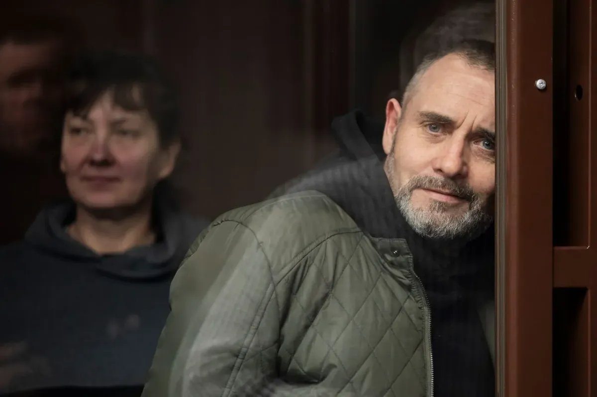 Oleksandr Ishchenko in court. Photo: Alexandra Astakhova / Mediazona