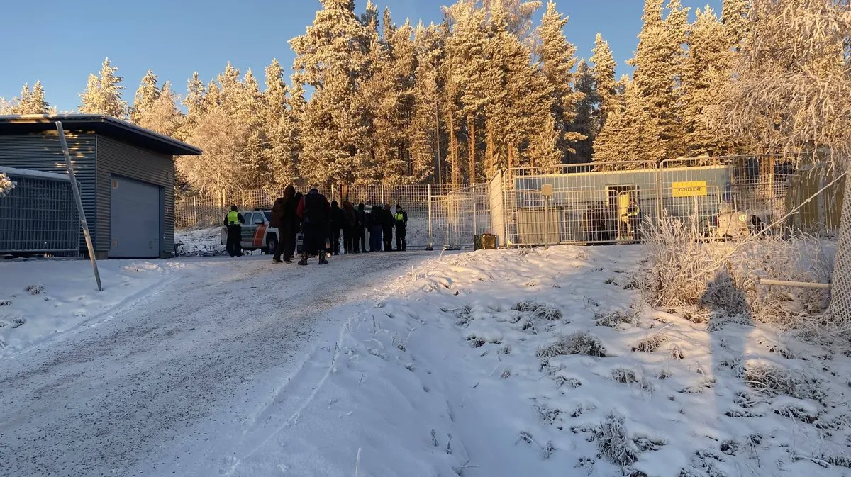 The Salla border checkpoint. Photo: Sonya Mustaeva, exclusively for Novaya Gazeta Europe