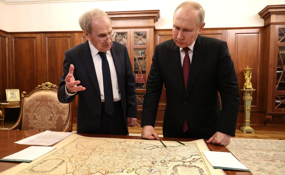 Валерий Зорькин и Владимир Путин. Фото:  Президент России
