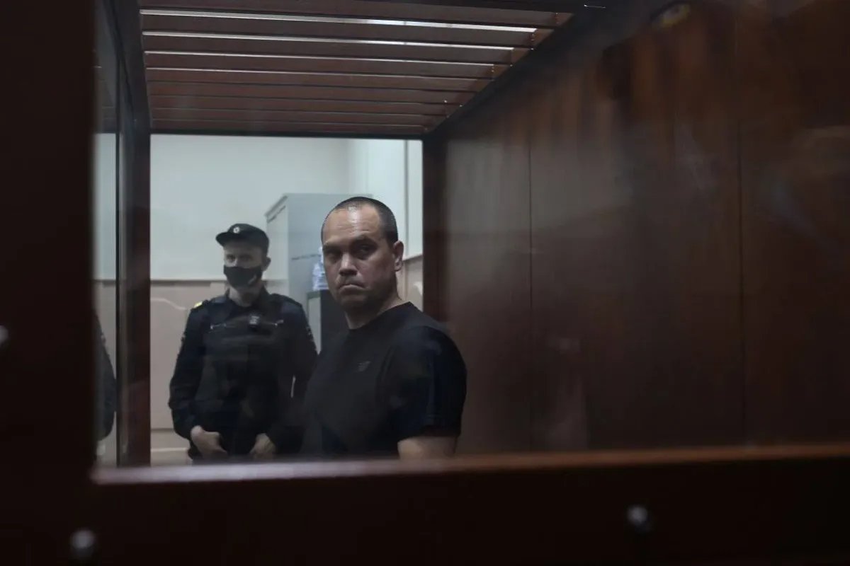 Задержанный адвокат Алексея Навального Вадим Кобзев. Фото: Светлана Виданова / «Новая газета»